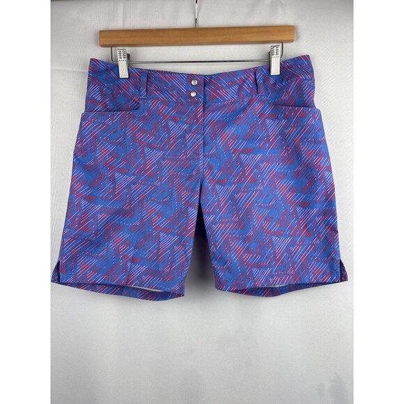 Adidas Womens Size 8 Patterned Golf Shorts - Picture 1 of 5
